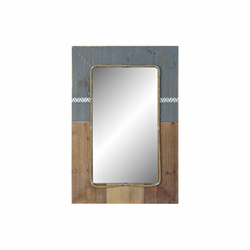 Espelho de parede Azul Branco Abeto (60 x 3.5 x 89.5 cm)