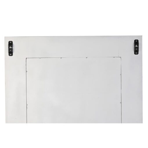 Espelho de parede Branco Madeira de mangueira Losangos Moderno (154 x 4 x 94 cm) - Image 2