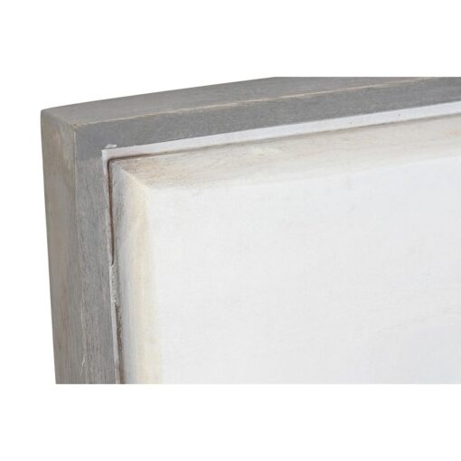 Espelho de parede Branco Madeira de mangueira Losangos Moderno (154 x 4 x 94 cm) - Image 3
