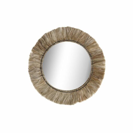 Espelho de parede Cristal Natural Jute (52 x 3 x 52 cm)