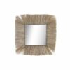 Espelho de parede Cristal Natural Jute (55 x 3 x 55 cm)