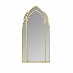 Espelho de parede Dourado Metal Árabe (60 x 2