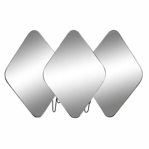 Espelho de parede Preto Metal (110 x 6 x 70 cm)