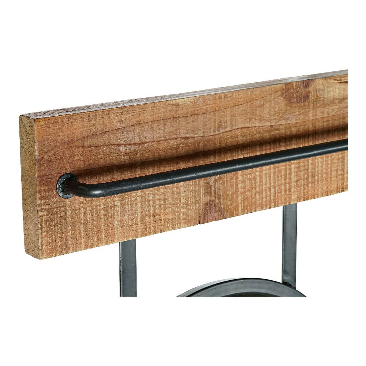 Espelho de parede Preto Metal Abeto Espelho (80 x 15 x 20 cm) - Image 3