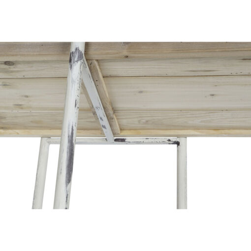 Estantes 190 x 40 x 200 cm Abeto Natural Metal Branco 40 % Metal - Image 2
