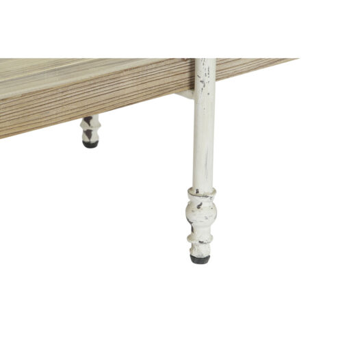 Estantes 190 x 40 x 200 cm Abeto Natural Metal Branco 40 % Metal - Image 3