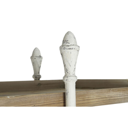 Estantes 190 x 40 x 200 cm Abeto Natural Metal Branco 40 % Metal - Image 4