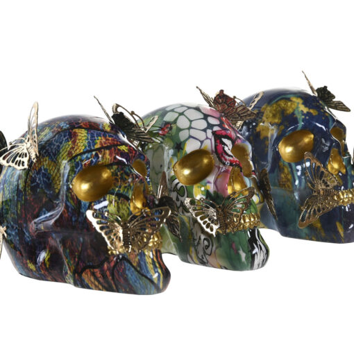 5 x 11 cm Multicolor Caveira (3 Unidades)