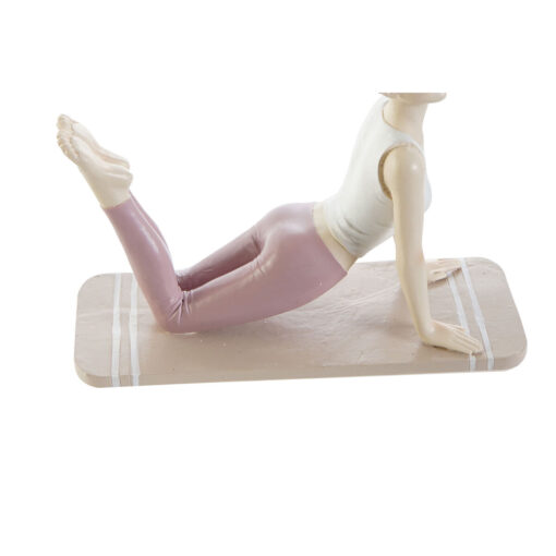 Figura Decorativa 16 x 6 x 13 cm Scandi Cor de Rosa Yoga - Image 2