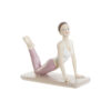 Figura Decorativa 16 x 6 x 13 cm Scandi Cor de Rosa Yoga