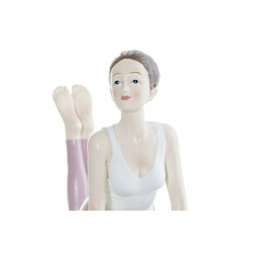 Figura Decorativa 16 x 6 x 13 cm Scandi Cor de Rosa Yoga - Image 3