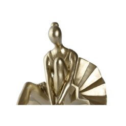 5 cm Dourado Bailarina Ballet (2 Unidades)