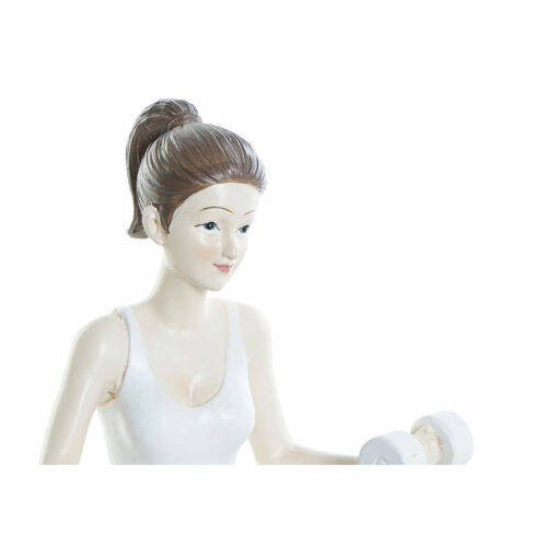 Figura Decorativa 20 x 8 x 16,5 cm Scandi Cor de Rosa Yoga - Image 3