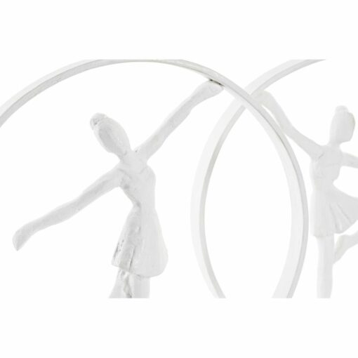 Figura Decorativa 23 x 9 x 33 cm Branco Bailarina Ballet (2 Unidades) - Image 3
