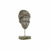 Figura Decorativa 24 x 15 x 58 cm Cinzento Colonial Africana