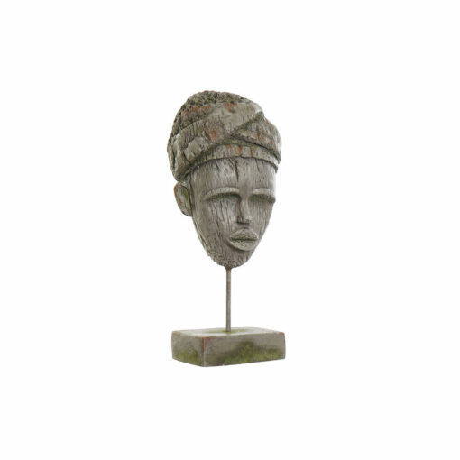 Figura Decorativa 24 x 15 x 58 cm Cinzento Colonial Africana