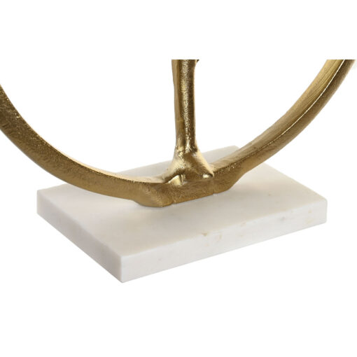 5 cm 36 x 10 x 36 cm Dourado Branco Yoga (2 Unidades)