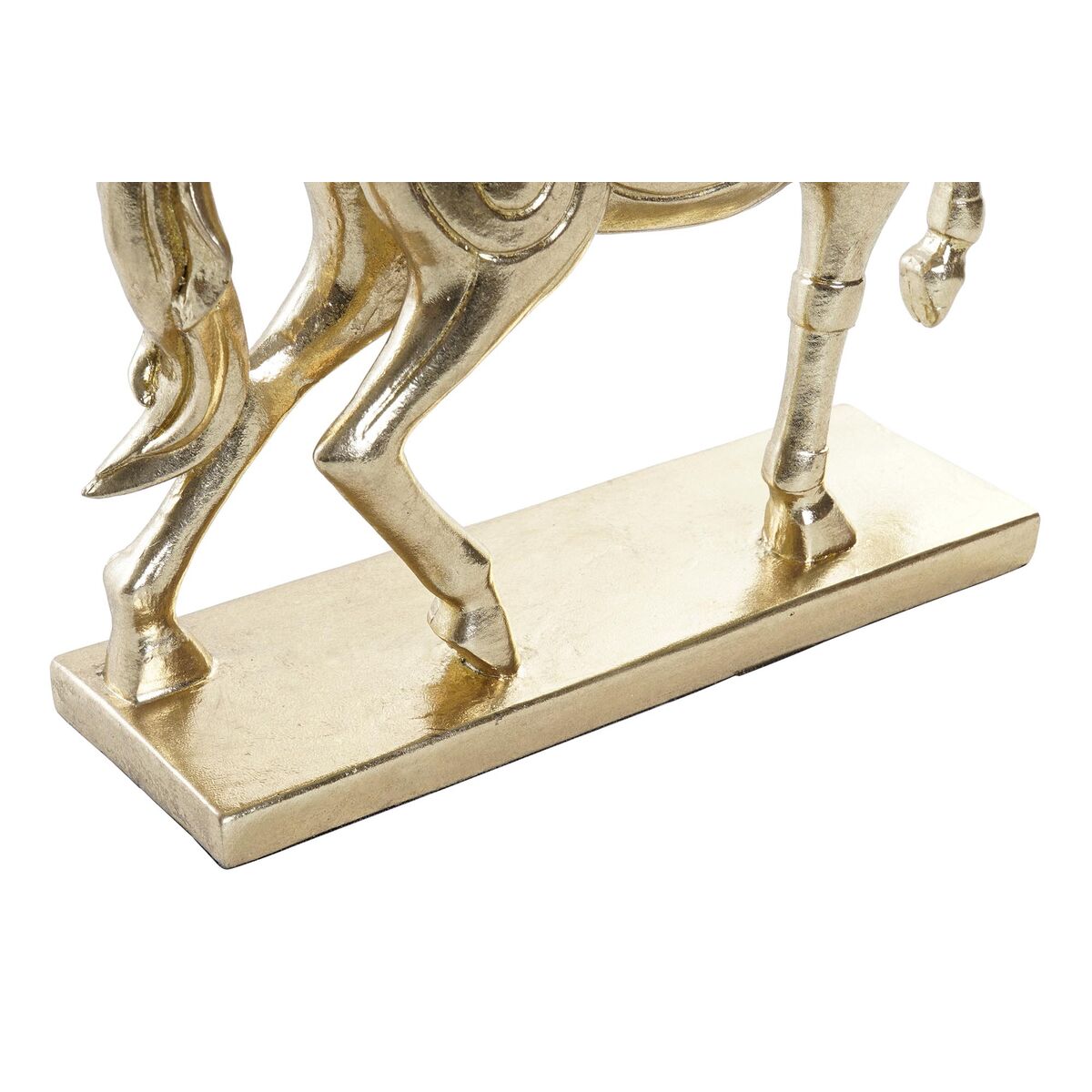 Peça decorativa Xadrez Cavalo Dourado - Delaz Design
