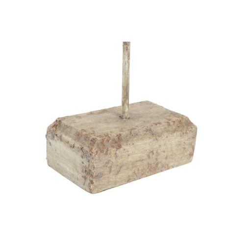 Figura Decorativa Acabamento envelhecido Branco Asas de Anjo Magnésio (26 x 11 x 65 cm) - Image 2