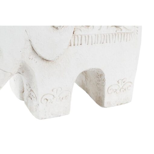 Figura Decorativa Acabamento envelhecido Elefante Branco Oriental Magnésio (44 x 22 x 40 cm) - Image 2