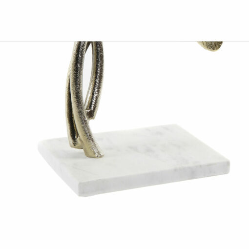 Figura Decorativa Alumínio Mármore (30 x 10 x 44 cm) - Image 2