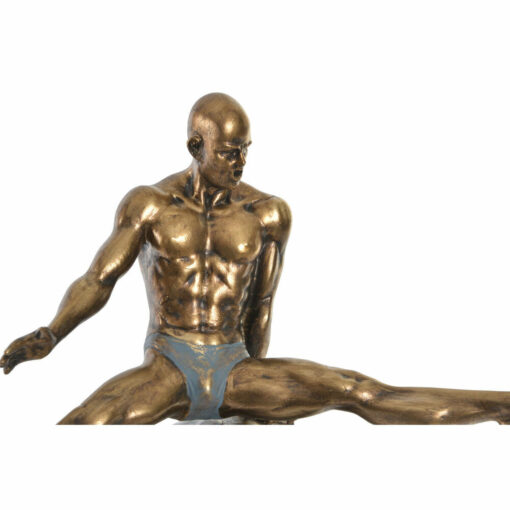 Figura Decorativa Dourado Resina Ginasta Moderno (36 x 19 x 46 cm) - Image 3