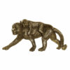 Figura Decorativa FZ-93395 26 x 6 x 12 cm Dourado Resina Colonial