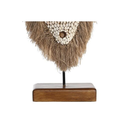 Figura Decorativa Natural Máscara Fibra (30 x 10,5 x 53 cm) - Image 3