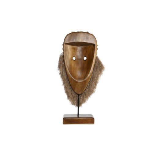 Figura Decorativa Natural Máscara Fibra (30 x 10,5 x 53 cm) - Image 4