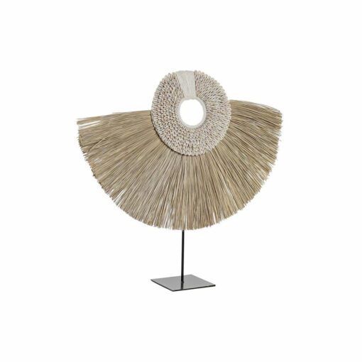 Figura Decorativa Natural Preto Ferro Jute Étnico (55 x 12 x 53 cm)