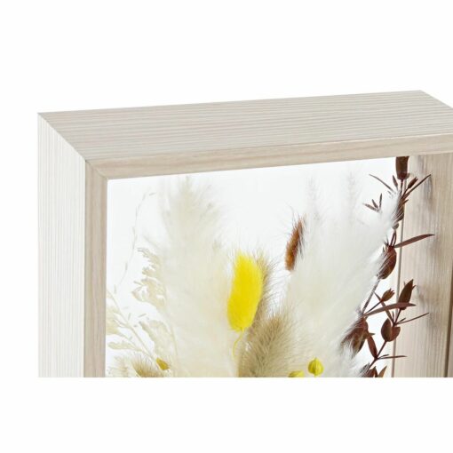 Flor Decorativa 16 x 6 x 21 cm Bege Verde Amarelo Bloemen (2 Unidades) - Image 2