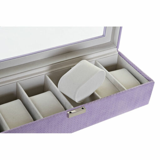 Guarda-Joias 8424001859894 33 x 11 x 9 cm Cristal Lilás Poliuretano - Image 3