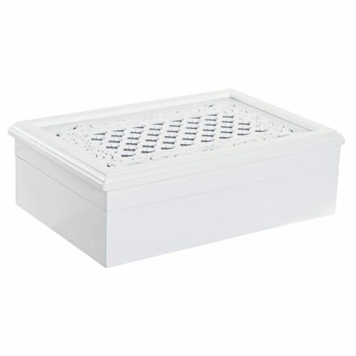 5 cm Cristal Lilás Branco Madeira MDF