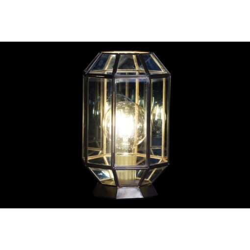 Lâmpada de mesa Cristal Azul Dourado 220 V Latão 50 W Moderno (18 x 19 x 29 cm) - Image 3