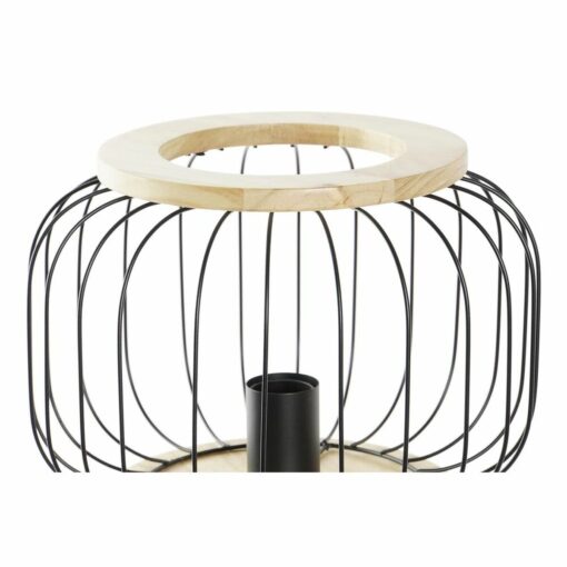 Lâmpada de mesa Preto Castanho 220 V 50 W (29 x 29 x 38 cm) - Image 4