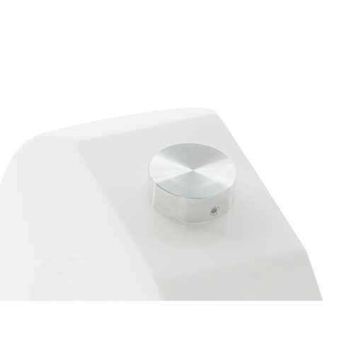 Mesa Cristal Transparente Branco Madeira MDF (110 x 60 x 45 cm) - Image 6
