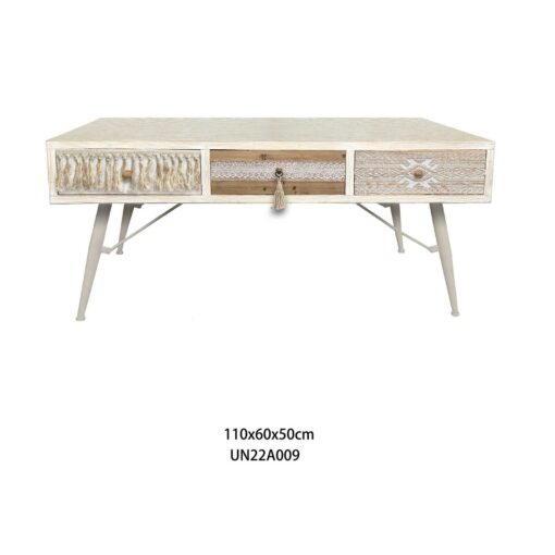 Mesa de Centro Abeto Algodão (110 x 60 x 50 cm) - Image 2
