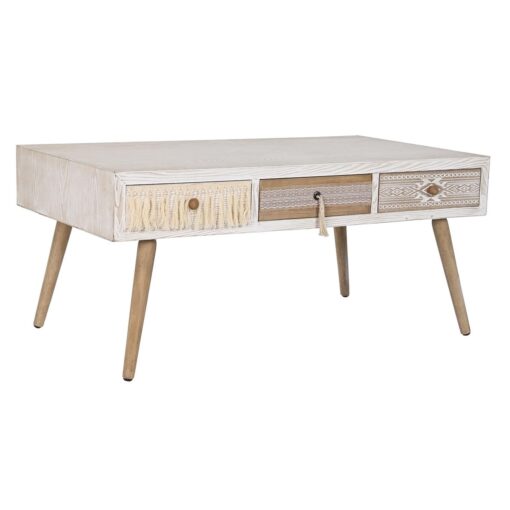 Mesa de Centro Abeto Algodão (110 x 60 x 50 cm)