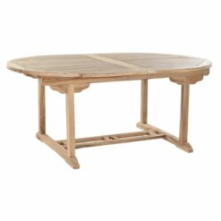 Mesa de Jantar Castanho Extensível Teca (180 x 120 x 75 cm)