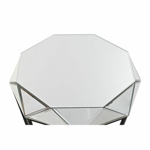 Mesa de apoio Espelho Preto Metal Moderno (50 x 50 x 55 cm) - Image 3