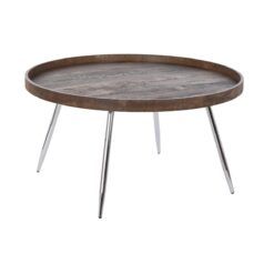 Mesa de apoio MDF Aço (78 x 78 x 41