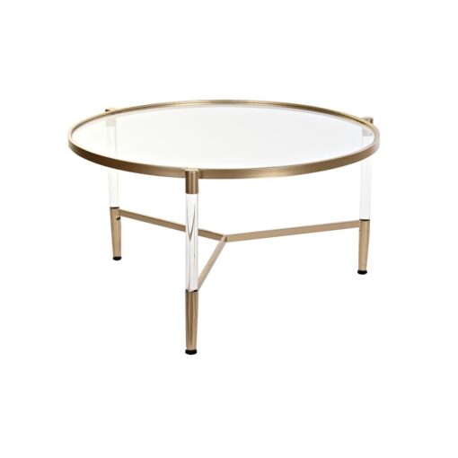 Mesa de apoio Metal Acrílico Glamour (87 x 87 x 50 cm)
