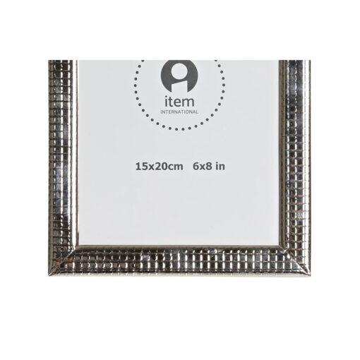 Moldura de Fotos 17 x 2 x 22 cm Prateado Metal Shabby Chic - Image 3