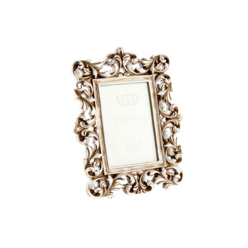 Moldura de Fotos 18 x 2 x 25 cm Dourado Resina Shabby Chic
