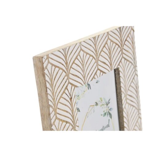 5 x 2 x 28 cm Cristal Castanho Branco Madeira de mangueira Urbana