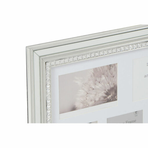 Moldura de Fotos Luxury 46,5 x 2 x 40 cm Cristal Prateado Dourado poliestireno Tradicional (2 Unidades) - Image 3