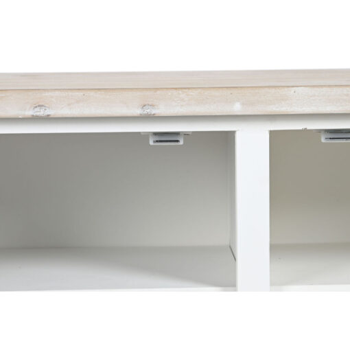 Móvel de TV Abeto Branco Madeira MDF 120 x 40 x 45 cm - Image 5