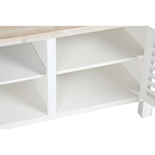 Móvel de TV Abeto Branco Madeira MDF 120 x 40 x 45 cm - Image 6