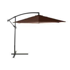 Parasol Castanho Aço Alumínio (300 x 300 x 250 cm)