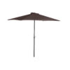 Parasol Castanho Preto Poliéster Aço (300 x 300 x 250 cm)